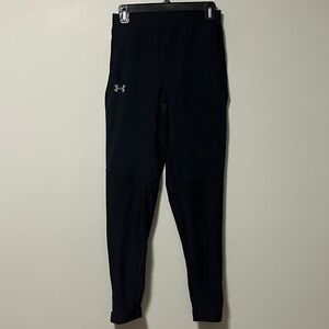 Under Armour Heatgear Warm Lined Black Athletic Running Pants Leggings